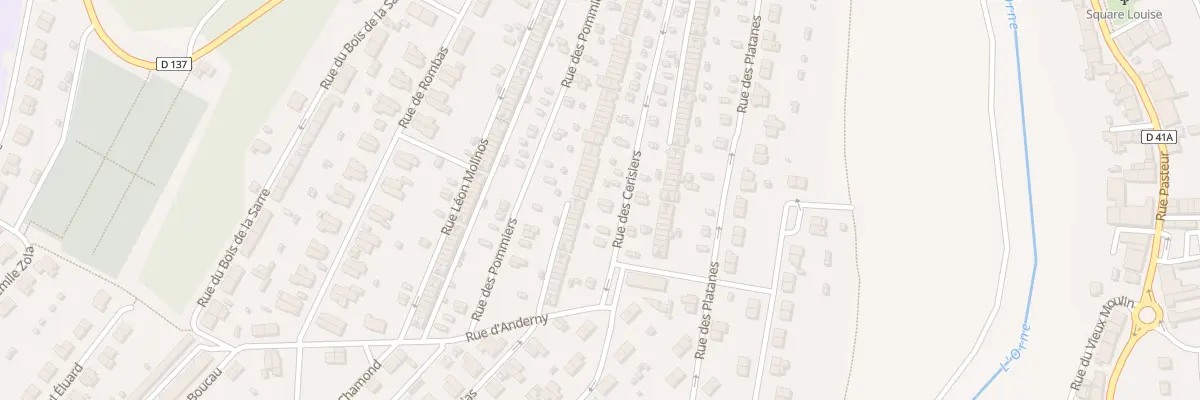 Plan du 140 Rue des Cerisiers à Homécourt