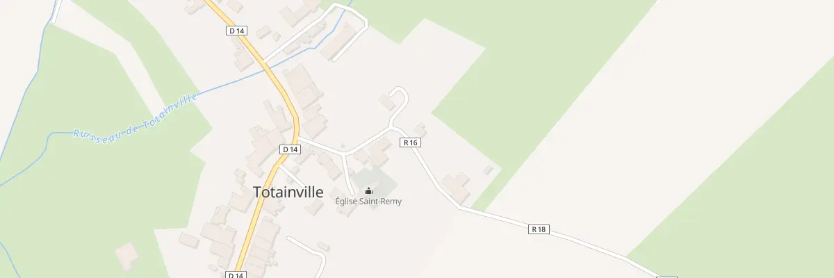 Plan du 83 Rue du Heurot à Totainville