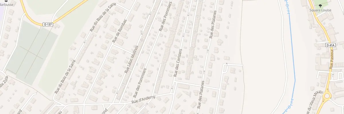Plan du 136 Rue des Cerisiers à Homécourt