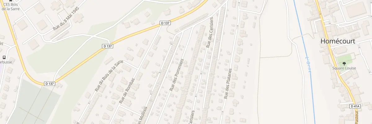 Plan du 103 Rue des Pommiers à Homécourt