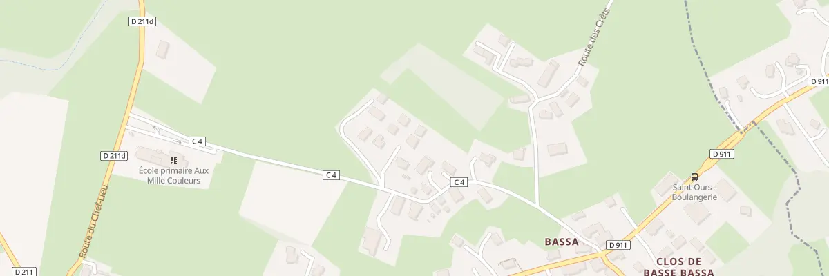 Plan du 60 Imp des Tilleuls à Saint-Ours