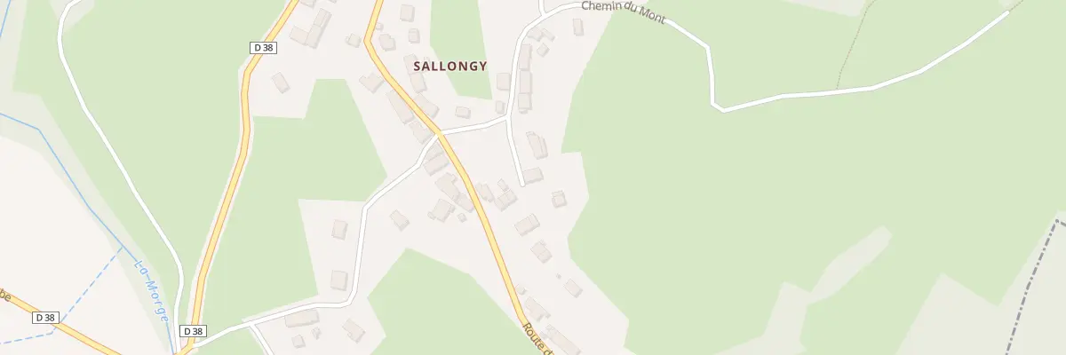 Plan du 61 Pas de la Forge à Thusy