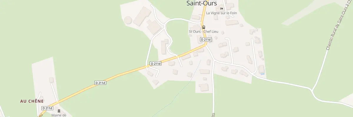 Plan de Chef Lieu à Saint-Ours