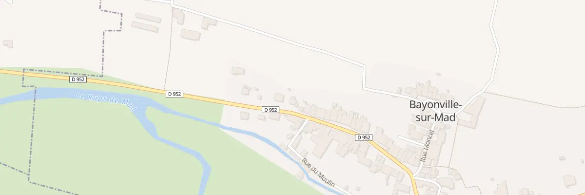Plan du 38 Rue de Méville à Bayonville-sur-Mad