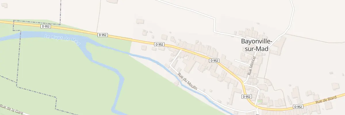 Plan du 2 Rue du Moulin à Bayonville-sur-Mad