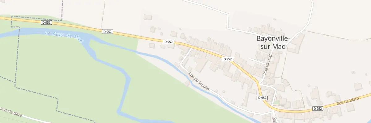 Plan du 3 Rue du Moulin à Bayonville-sur-Mad
