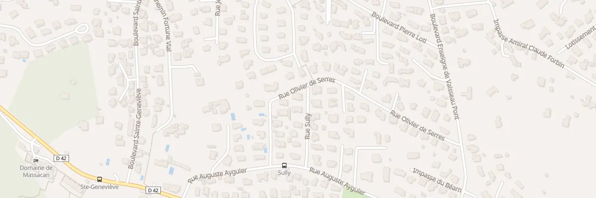 Plan du 323 Rue Olivier de Serres à La Garde