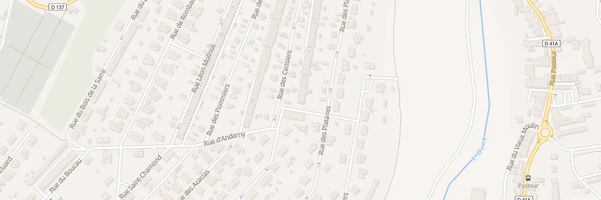 Plan du 79 Rue des Cerisiers à Homécourt