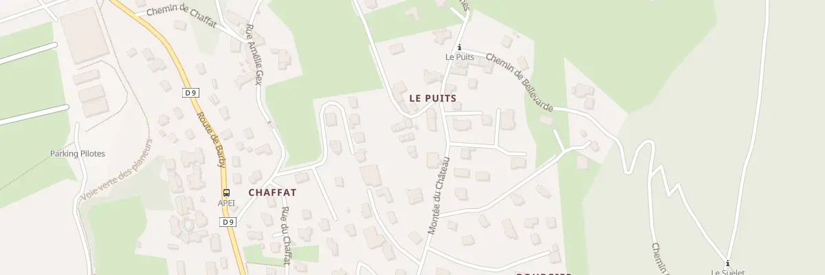 Plan du 646 Rue Amélie Gex à Challes-les-Eaux