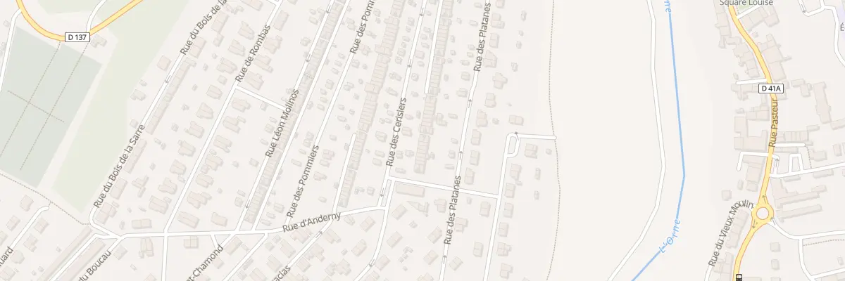 Plan du 71 Rue des Cerisiers à Homécourt