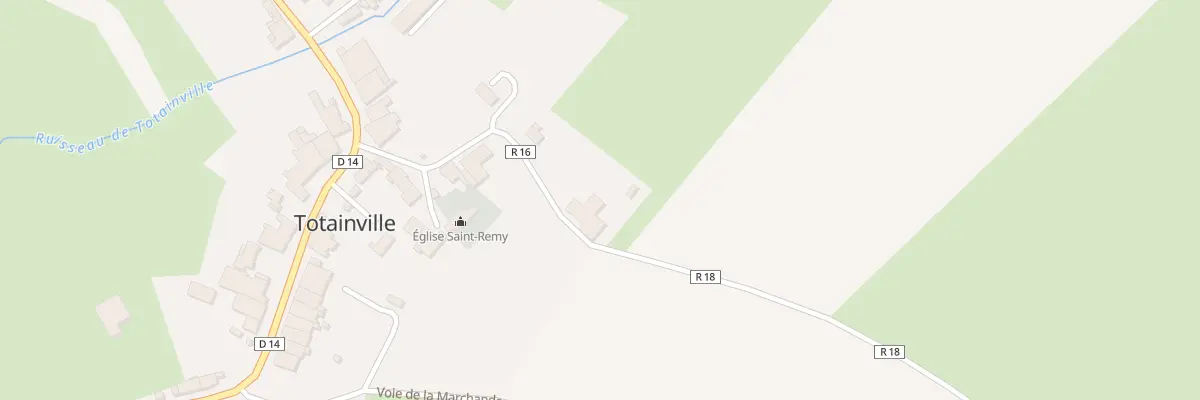 Plan du 159 Rue du Heurot à Totainville