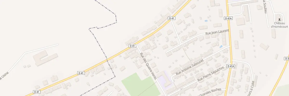 Plan du 33 Rue Victor Hugo à Homécourt
