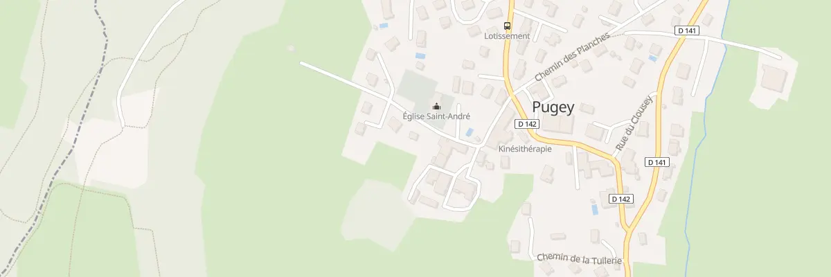 Plan du 35 Rue de l’Eglise à Pugey