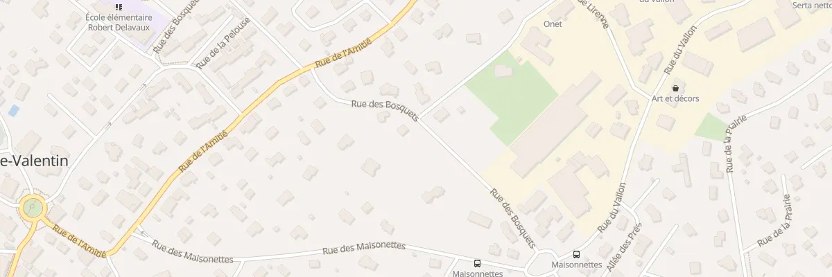 Plan du 22 Rue des Bosquets à École-Valentin