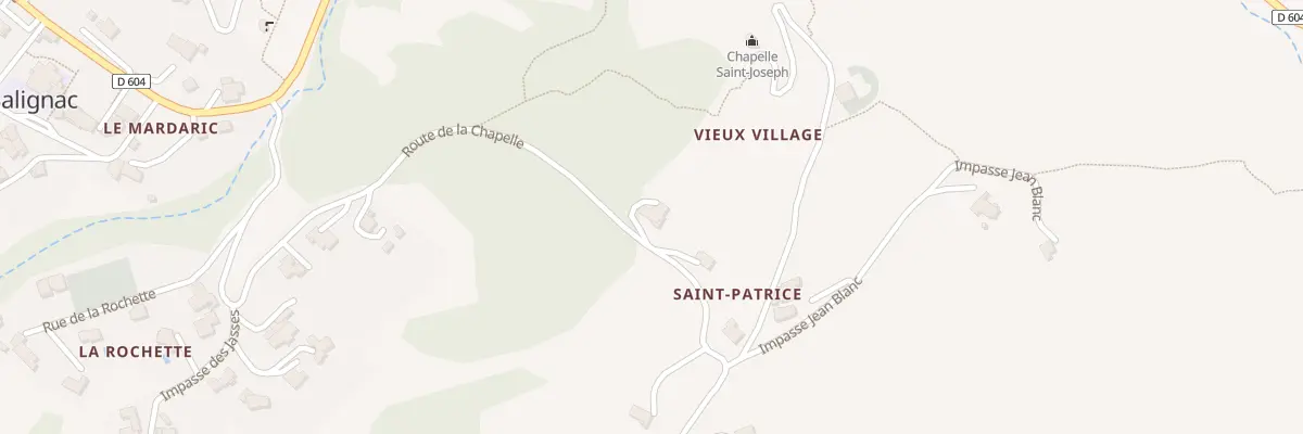 Plan du 489 Rte de la Chapelle à Salignac