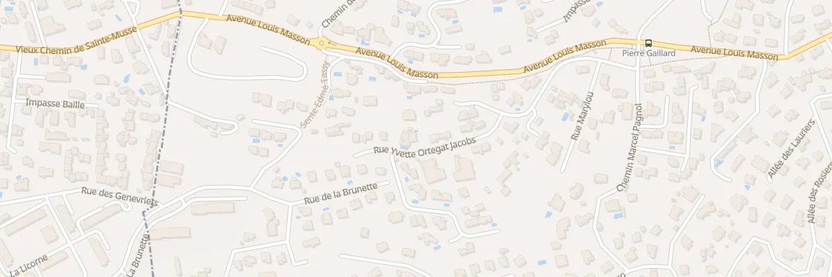 Plan du 362 Rue Yvette Ortegat Jacobs à La Garde