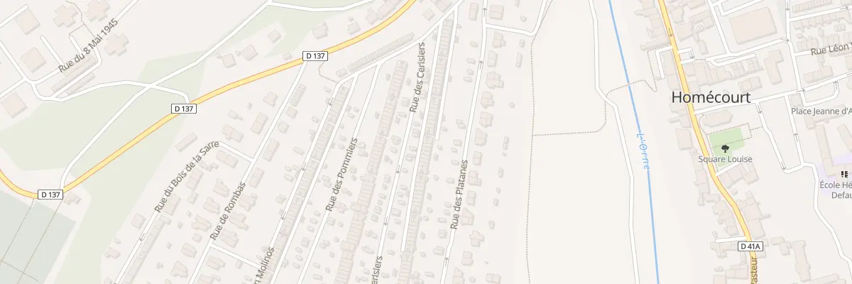 Plan du 31 Rue des Cerisiers à Homécourt