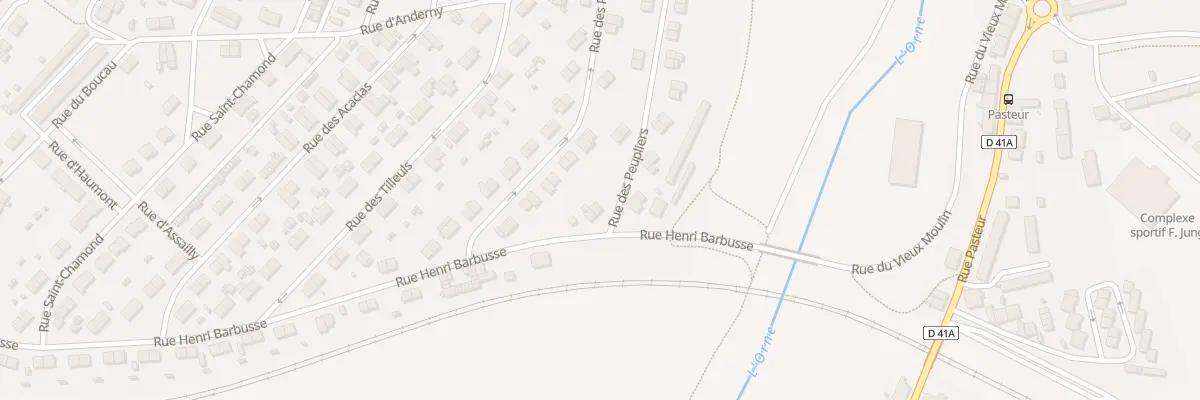 Plan du 3 Rue des Peupliers à Homécourt