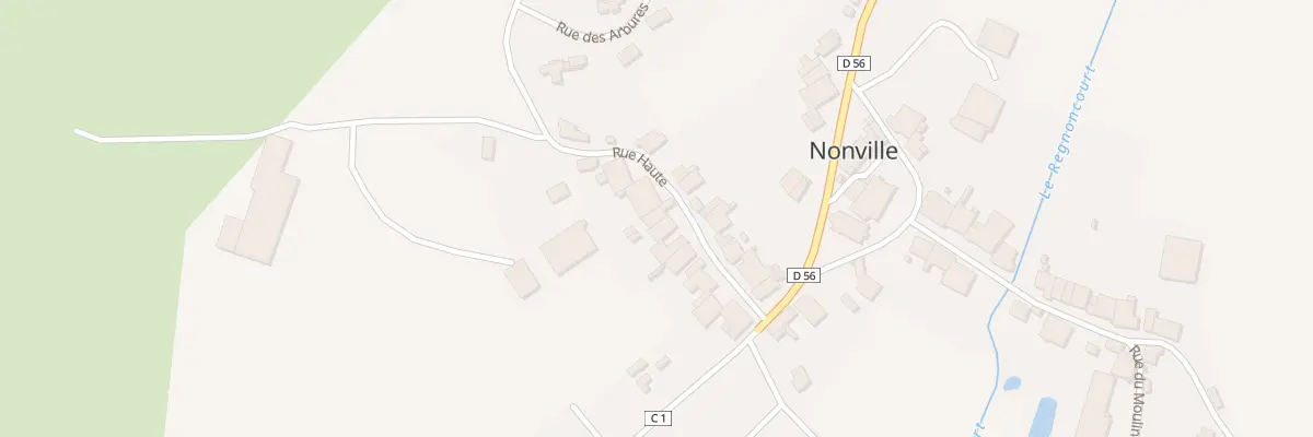 Plan du 9 Rue Haute à Nonville