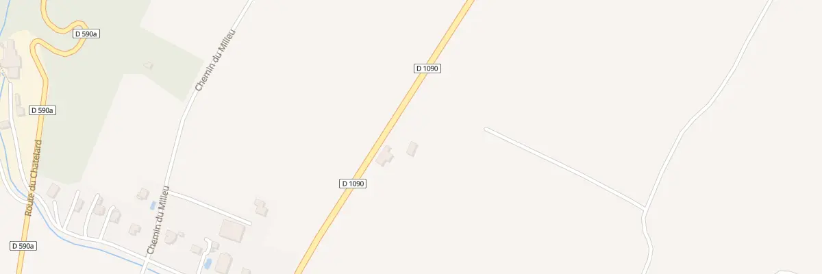 Plan du 2579 Rte Departementale N 1090 à La Buissière