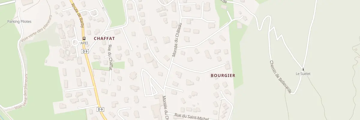 Plan du 412 Mte du Château à Challes-les-Eaux