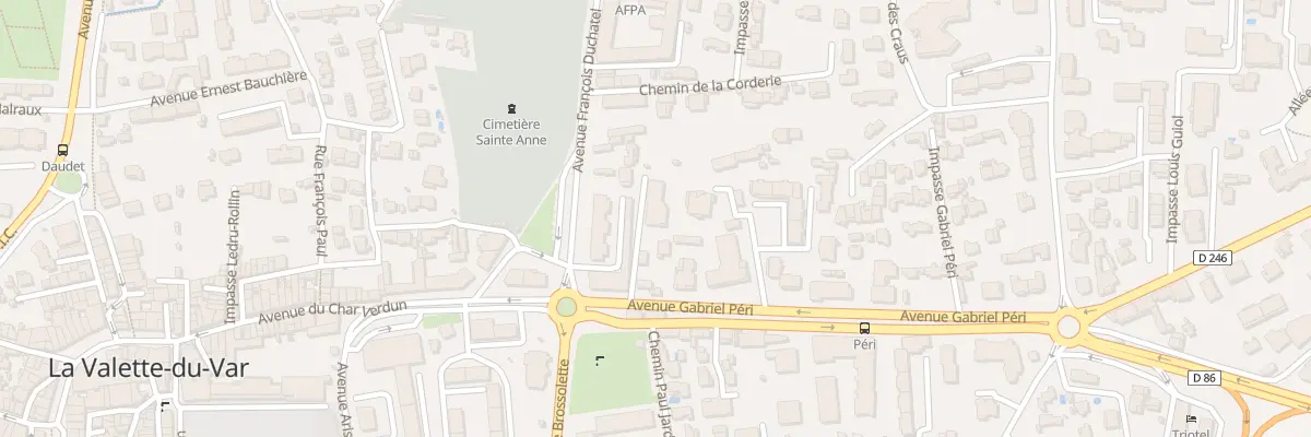 Plan du 117 Av Gabriel Péri à La Valette-du-Var