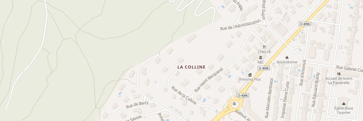Plan du 13 Rue de la Colline à Château-Arnoux-Saint-Auban