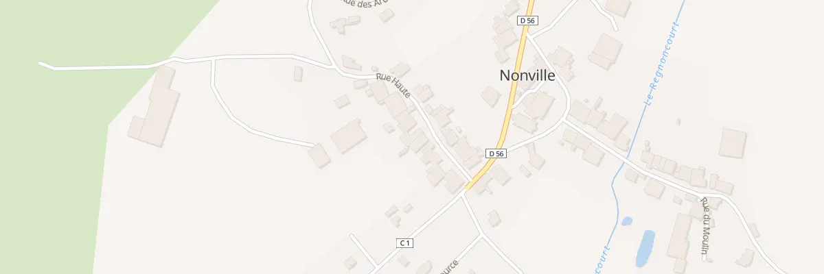 Plan du 7 Rue Haute à Nonville