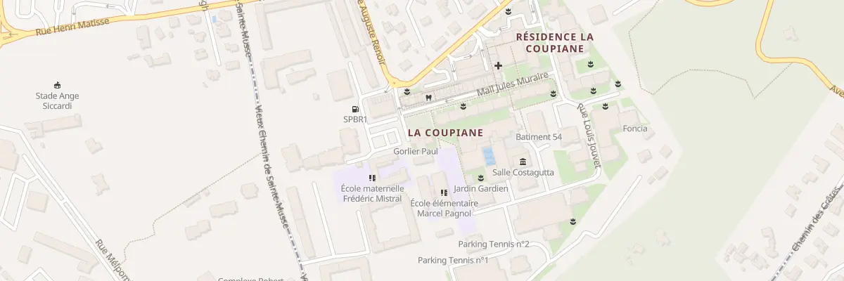 Plan du 9001 Res la Coupiane à La Valette-du-Var