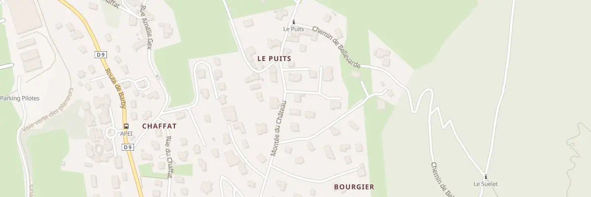 Plan du 530 Mte du Château à Challes-les-Eaux