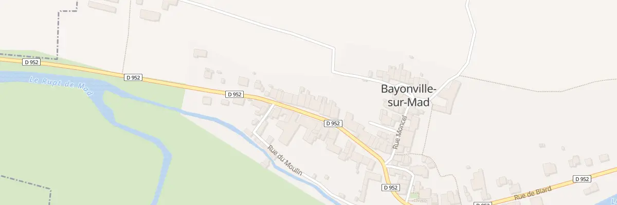 Plan du 28 Rue de Méville à Bayonville-sur-Mad