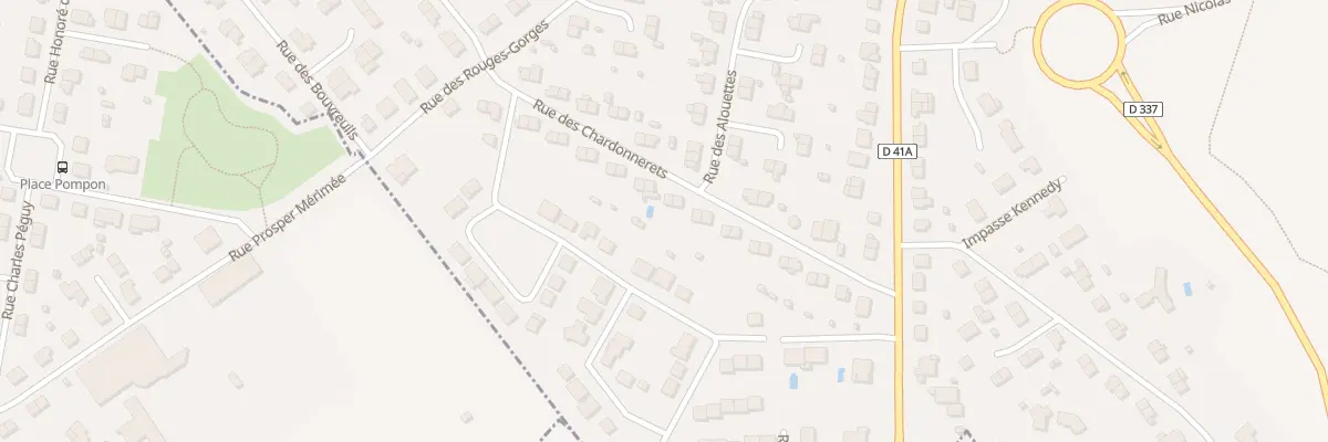 Plan du 25 Rue des Chardonnerets à Homécourt
