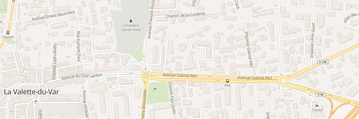Plan du 145 Av Gabriel Péri à La Valette-du-Var