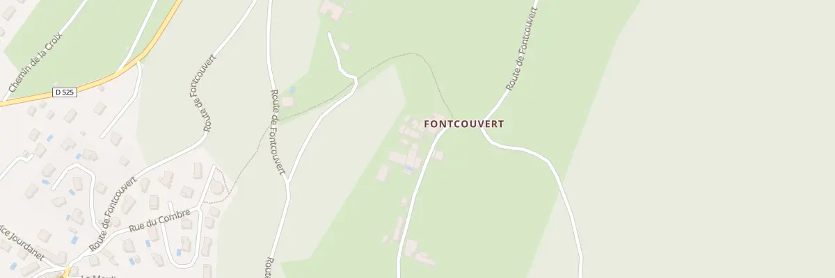 Plan du 21 Rte de Fontcouvert à Goncelin