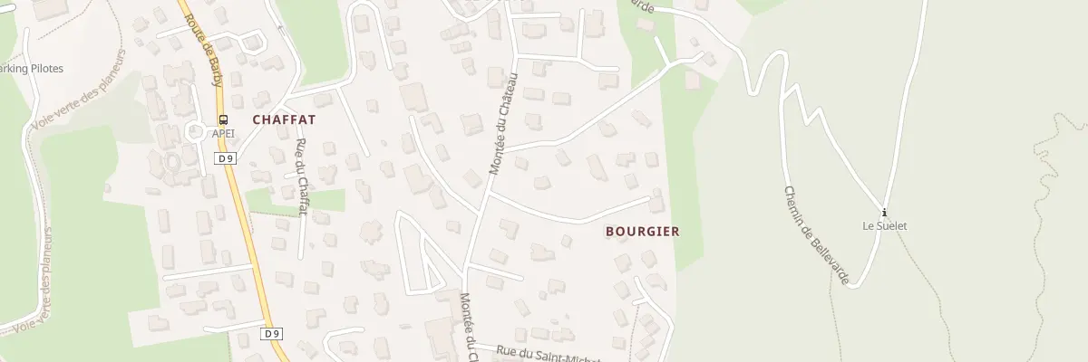 Plan du 5735 Mte du Château à Challes-les-Eaux