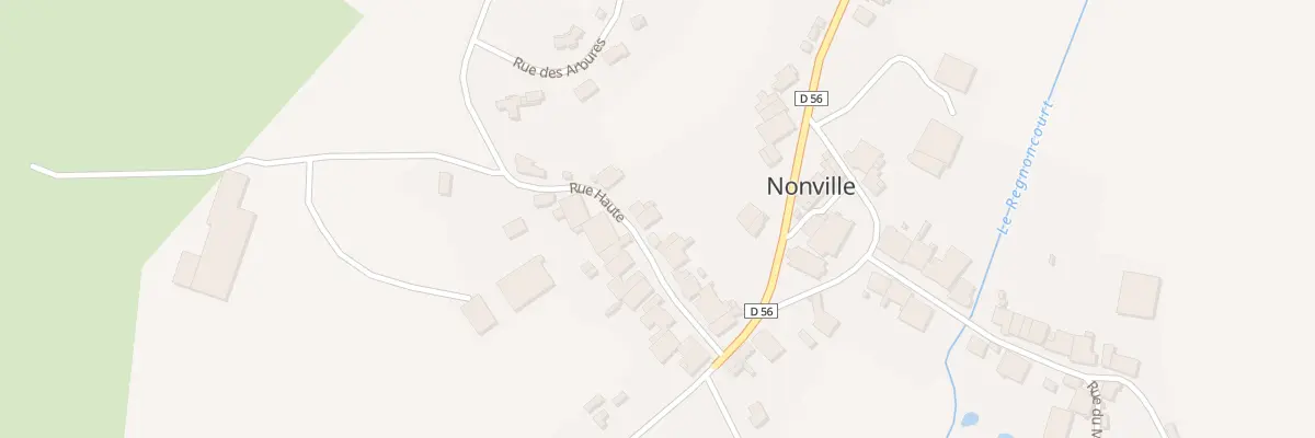 Plan du 10 Rue Haute à Nonville
