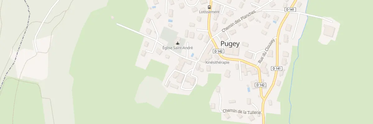 Plan du 23 Rue de l’Eglise à Pugey