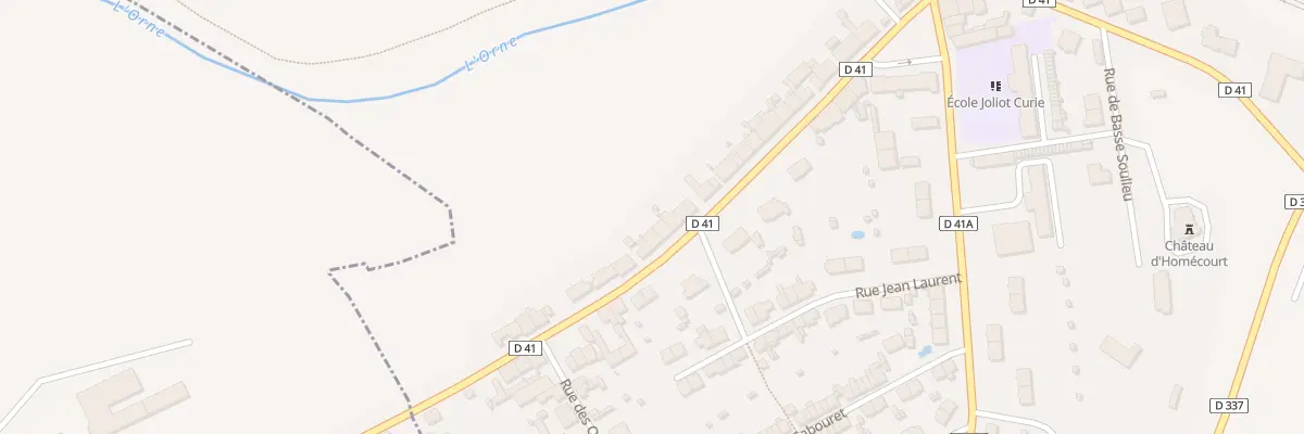 Plan du 48 Rue Victor Hugo à Homécourt