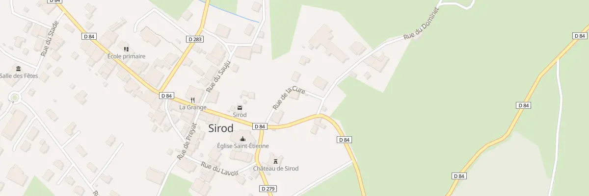 Plan du 4 Rue de la Cure à Sirod