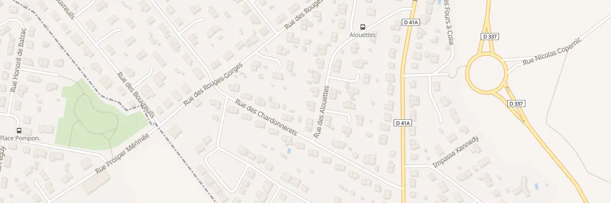 Plan du 20 Rue des Alouettes à Homécourt