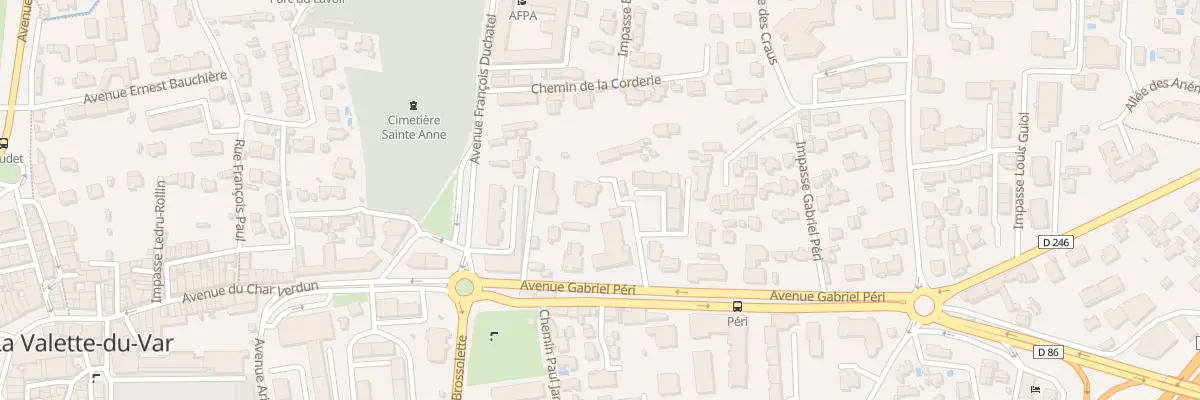 Plan du 227 Av Gabriel Péri à La Valette-du-Var