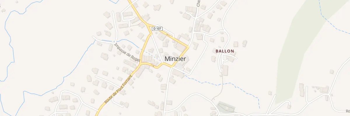 Plan du 27 Rte des Hameaux à Minzier
