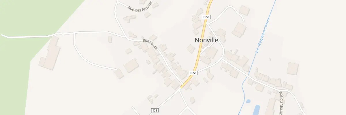 Plan du 8 Rue Haute à Nonville