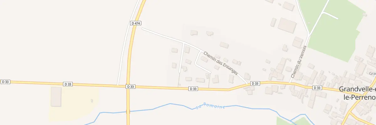 Plan du 2 Rue Lotissement de Fontenottes à Grandvelle-et-le-Perrenot