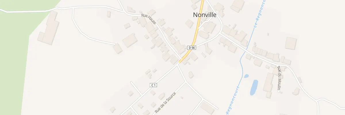 Plan du 1B Rue Haute à Nonville