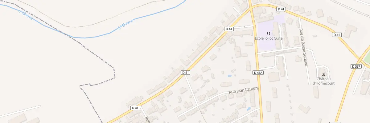 Plan du 40 Rue Victor Hugo à Homécourt