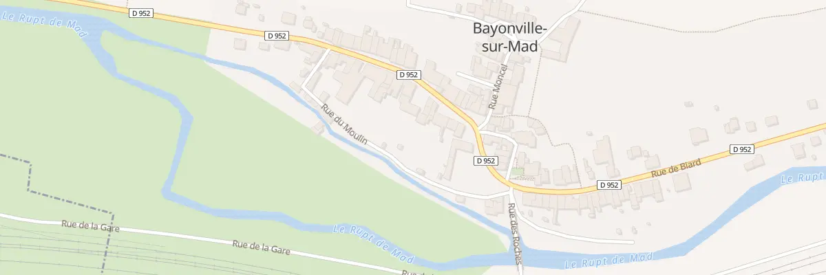 Plan du 23 Rue de Méville à Bayonville-sur-Mad