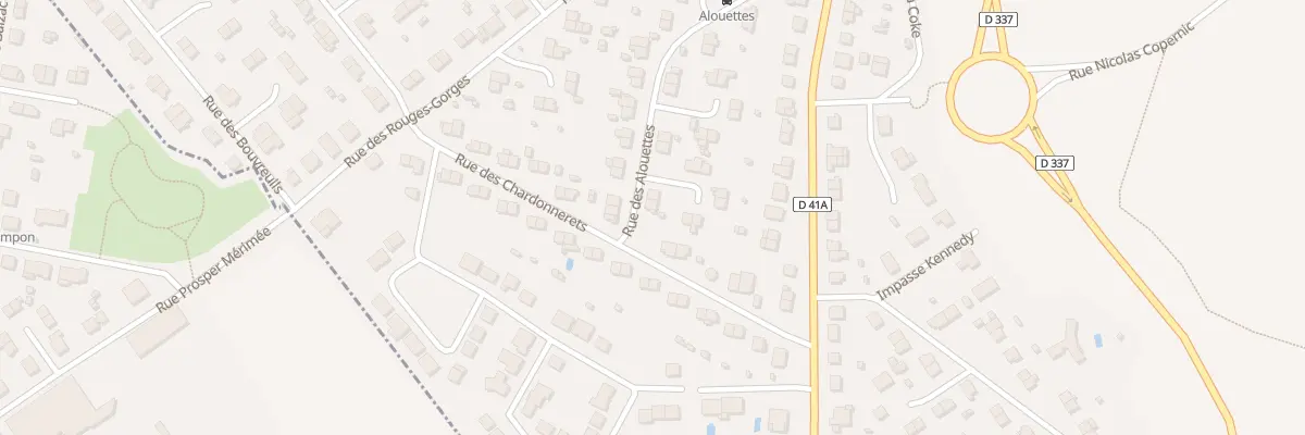 Plan du 43 Rue des Alouettes à Homécourt