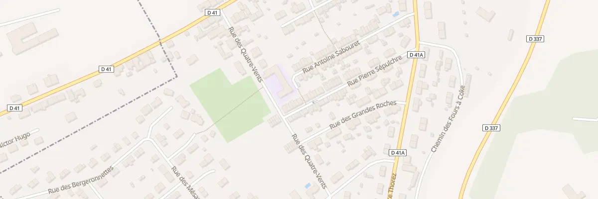 Plan du 11 Rue Pierre Sépulchre à Homécourt