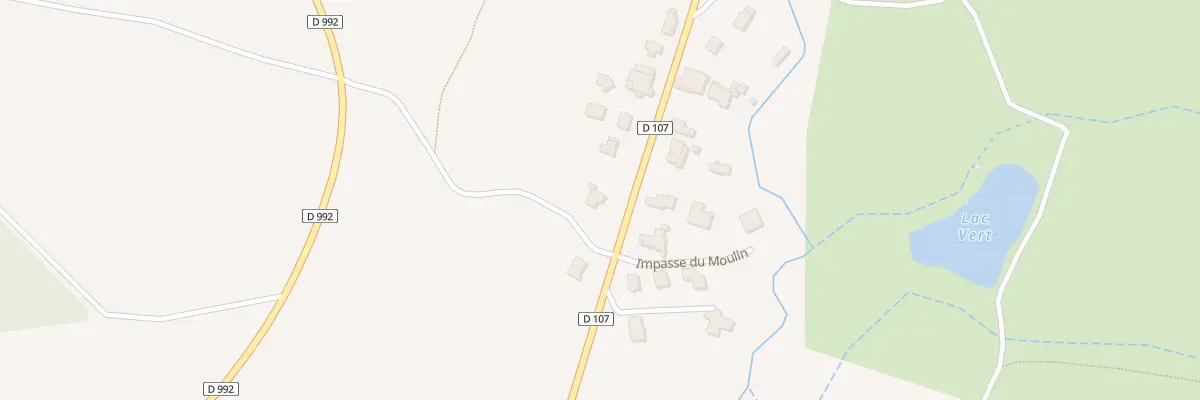 Plan des Baraques à Minzier